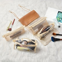 4 In 1 Portable Mesh Makeup Bag Travel Toiletry Bag Water Resistant