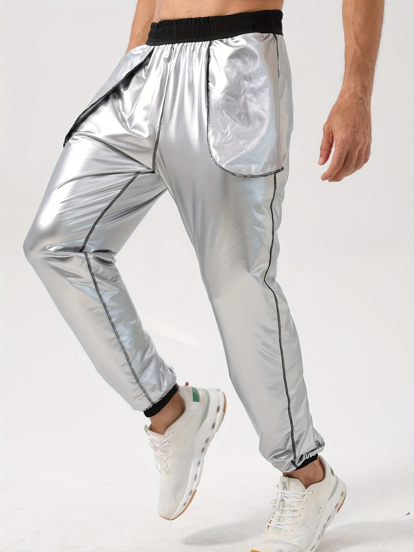 Men's Weight Loss Sauna Gym Pants for Workout