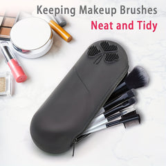 Silicone Makeup Brushes Holder Travel Brush Case