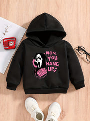 Funny Skeleton Heart Print Baby's Hooded Sweatshirt