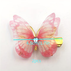 Butterfly Hair Clips for Baby Girls