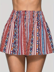 Geo Print High Waist Shorts for Spring & Summer