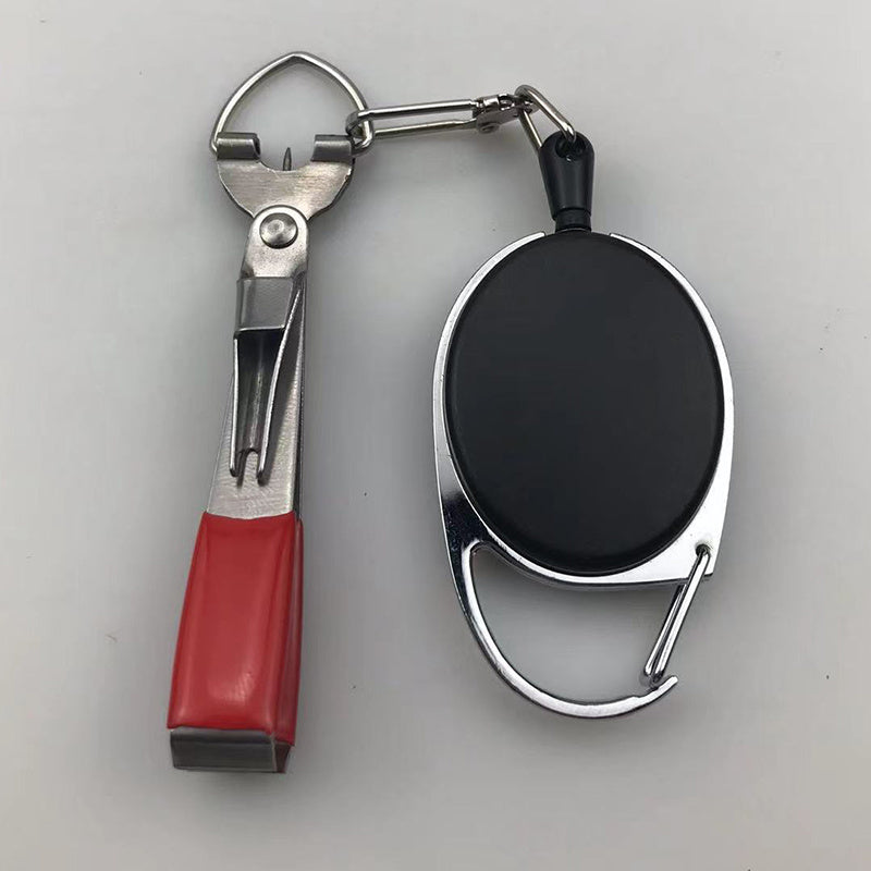 Fly Fishing Knot Tying Tool with Retractors - Hooks Lures Flies