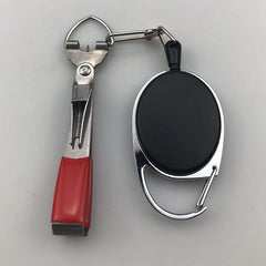Fly Fishing Knot Tying Tool with Retractors - Hooks Lures Flies