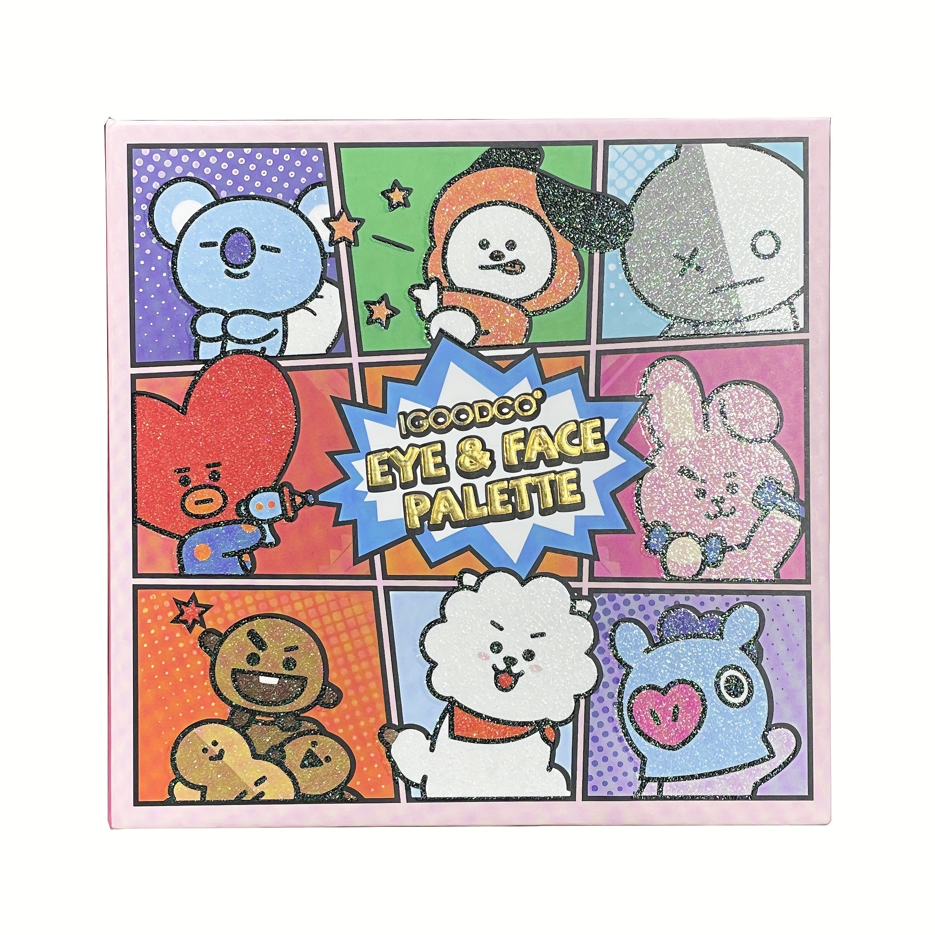 12-Color Portable Eyeshadow Palette Blush Highlighter 3-In-1 Makeup Palette