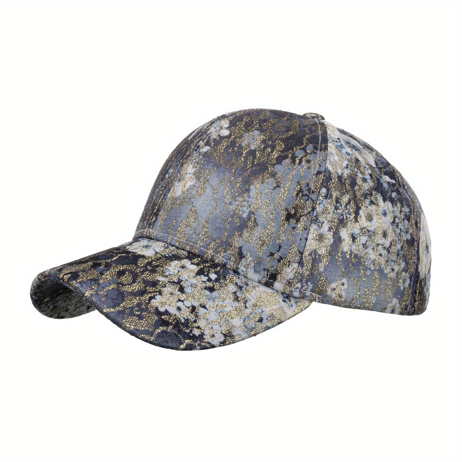 Vintage Lace Floral Baseball Cap Embroidery Sunscreen Dad Hats Adjustable