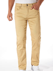 Men's Slim Fit Stretch Jeans Straight Leg Pants