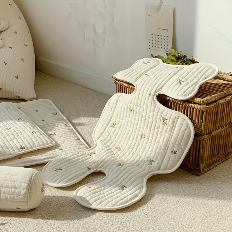 Baby Stroller Cushion Universal Sweat-absorbing Breathable Embroidery