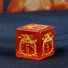 Simulated Opal Gem Dice for TRPG Cthulhu Games