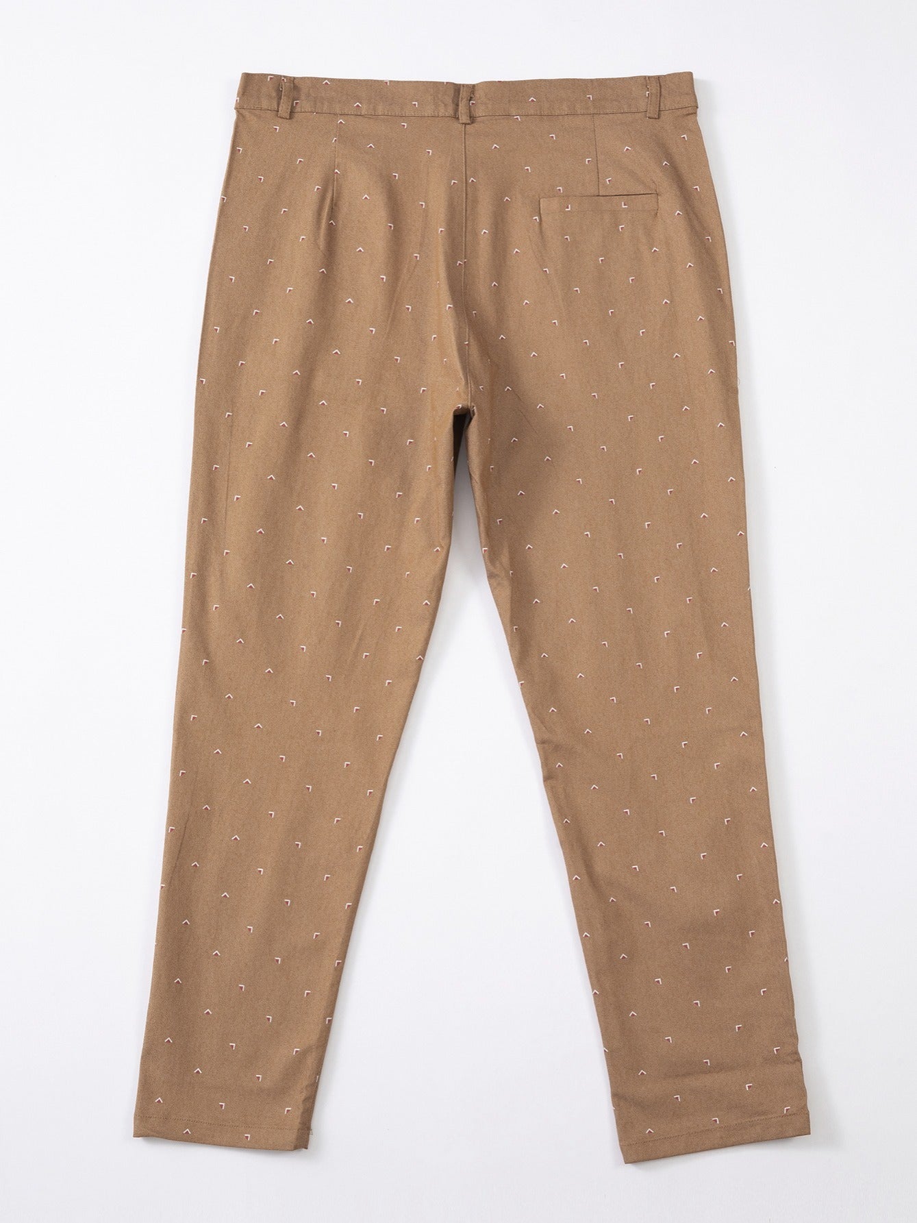 Men's Geometric Stretch Slim Casual Pants