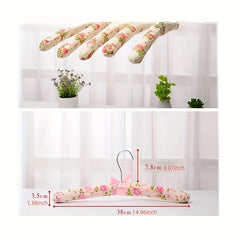 20pcs Non Slip Clothes Hangers Space Saving Dress Hanger Hook Drying Rack Random