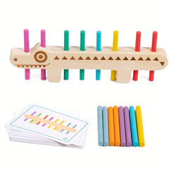 Crocodile & Fish Bone Matching Puzzle Toy