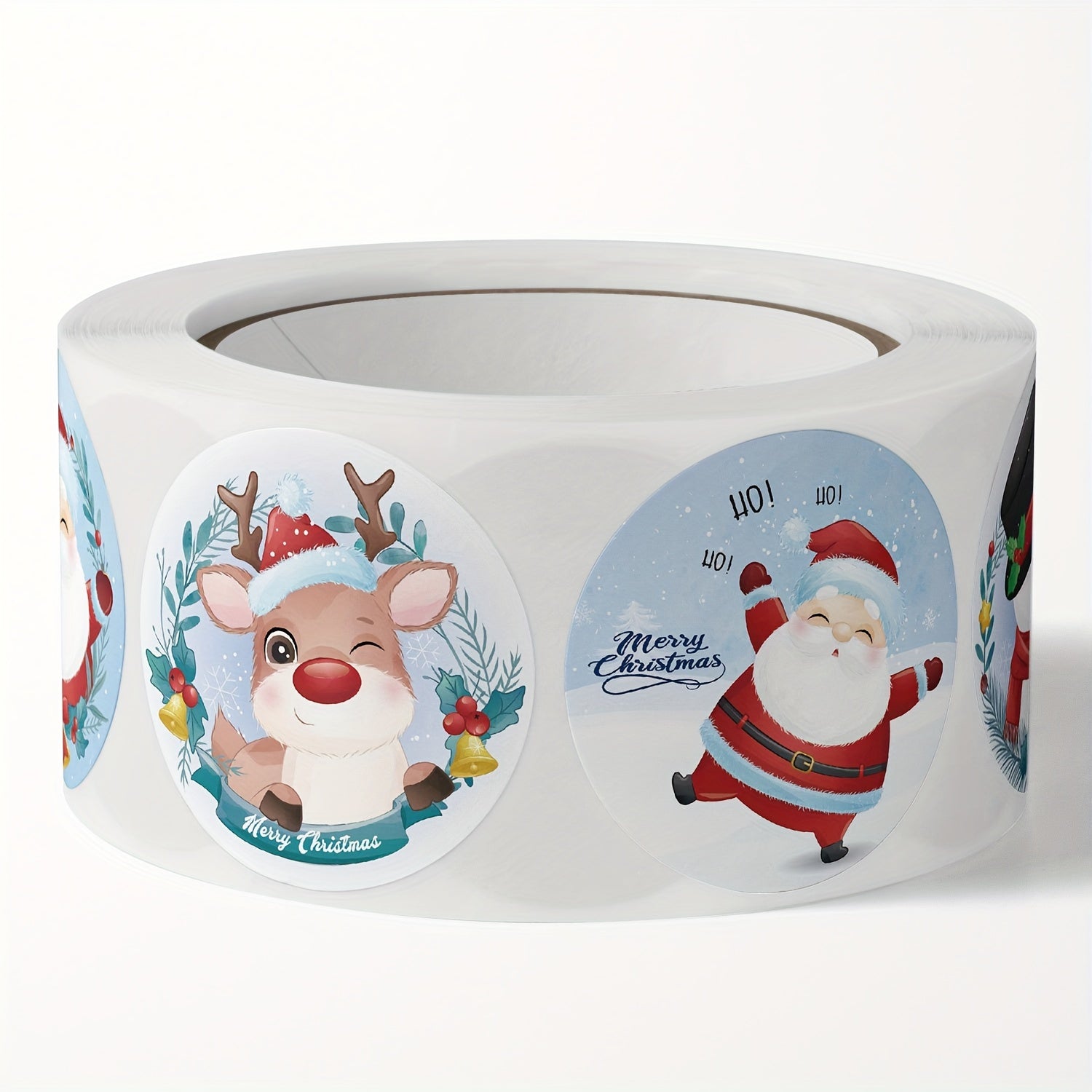 500pcs Christmas Santa Claus Elk Stickers Holiday