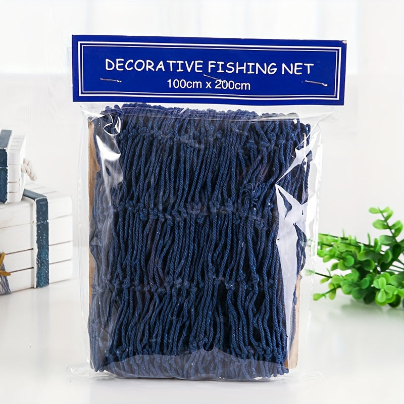 Fishing Net Decoration Wall Fishing Net Thick Thread Hemp Rope Shell Net