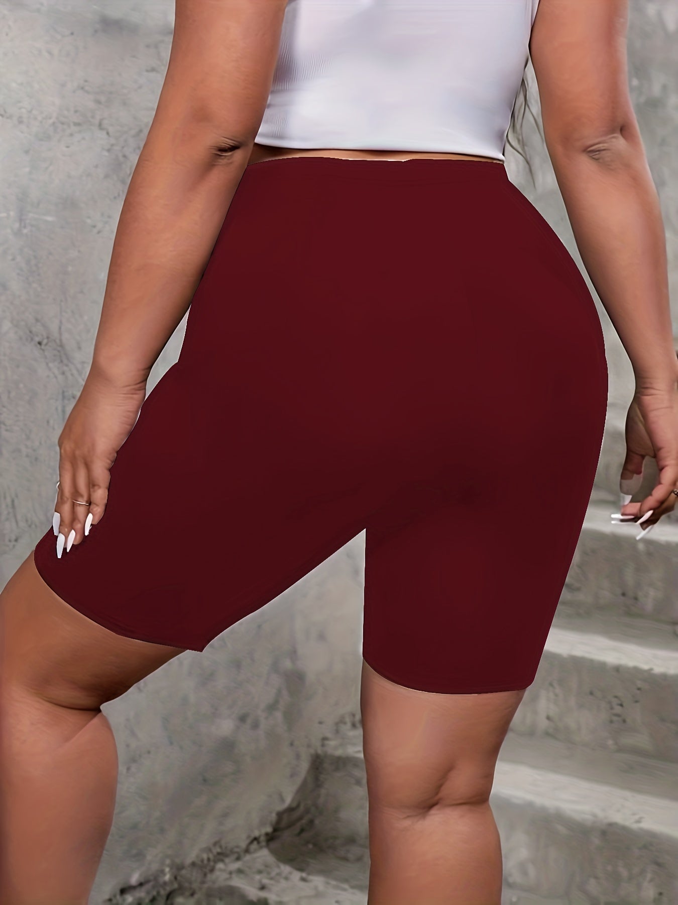 High Waist Leggings Sexy Workout Slim Biker Shorts Women's