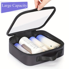 Clear PVC Cosmetic Bag Zipper Makeup Organizer Toiletry Travel Case