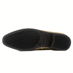 Men's Glitter Loafers Slip-On Dress Shoes for Party Wedding