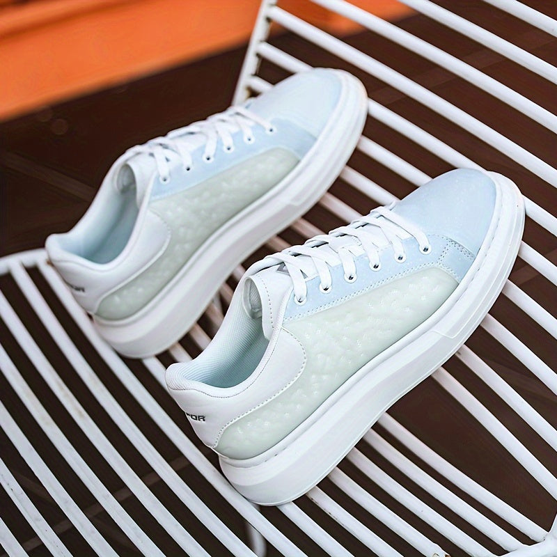 Men's Reflective Color Block Sneakers - Non Slip Outdoor Shoes