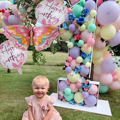 Colorful Butterfly Theme Balloons for Celebrations