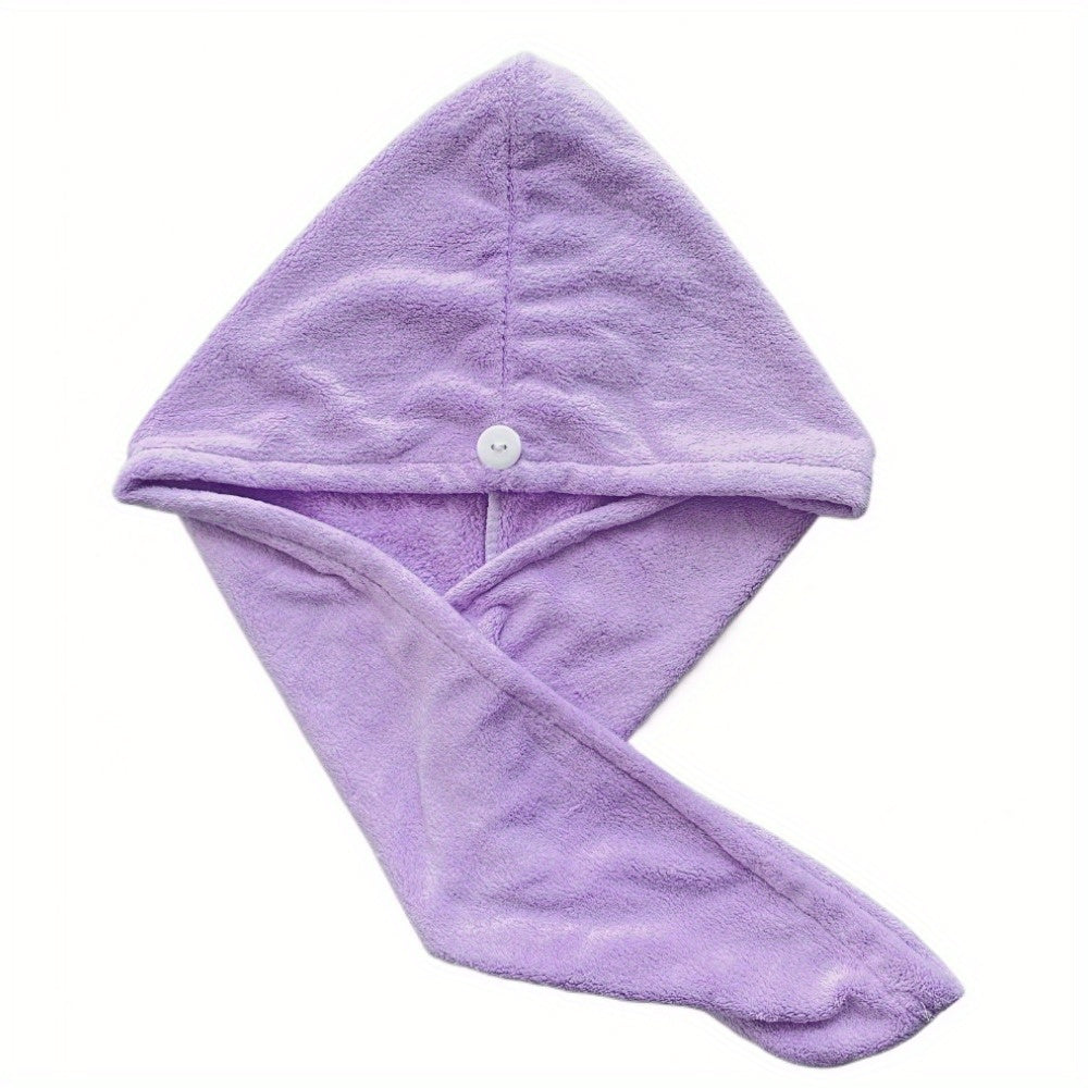 Soft Hair Drying Cap - Absorbent Hair Towel for Women