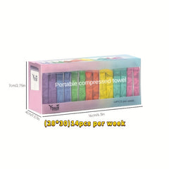 Portable Cotton Bath Towel for Business Trip - Independent Packaging