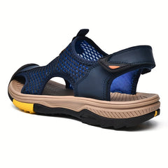 Men's Closed Toe Anti Collision Sandals Wear Resistant Non Slip Beach Shoes