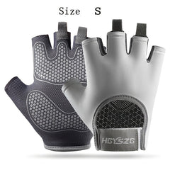 Kids Half Finger Cycling Gloves Non Slip Outdoor Sports Gloves Boys Girls 12-14