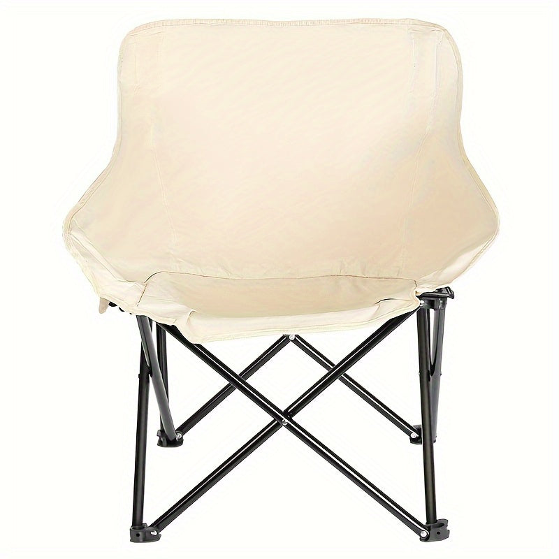 Portable Moon Chair Folding Chair Camping Lightweight with Storage Bag