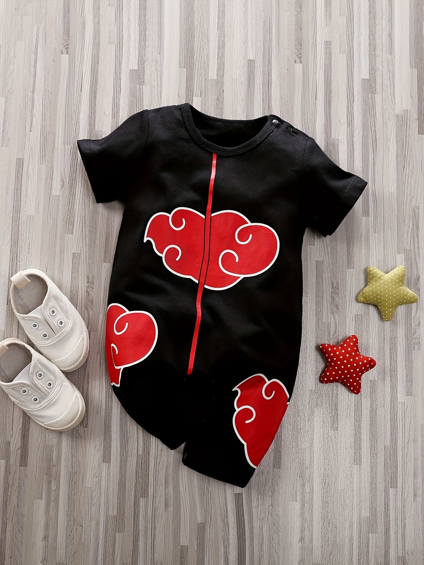 Lucky Cloud Graphic Romper Infant Jumpsuit