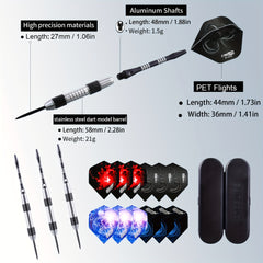 6pcs 23g Hard Darts Steel Needle Stainless Steel Anti-fall Dart