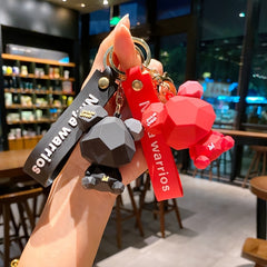 Bear Keychain Pendant for Car Keys Backpacks Wallets