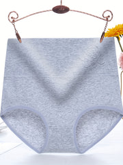 4pcs Floral Print Briefs Comfy Stretchy Intimates Panties