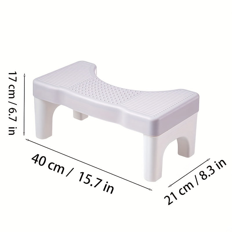 Portable Squatting Poop Foot Stool for Adults - Non Slip Toilet Assistance Step
