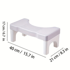 Portable Squatting Poop Foot Stool for Adults - Non Slip Toilet Assistance Step