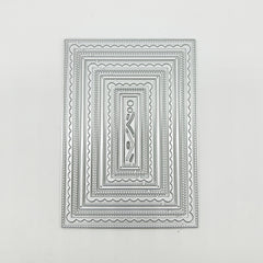 Rectangular Pattern Frame DIY Metal Embossing Scrapbooking Cutting Die
