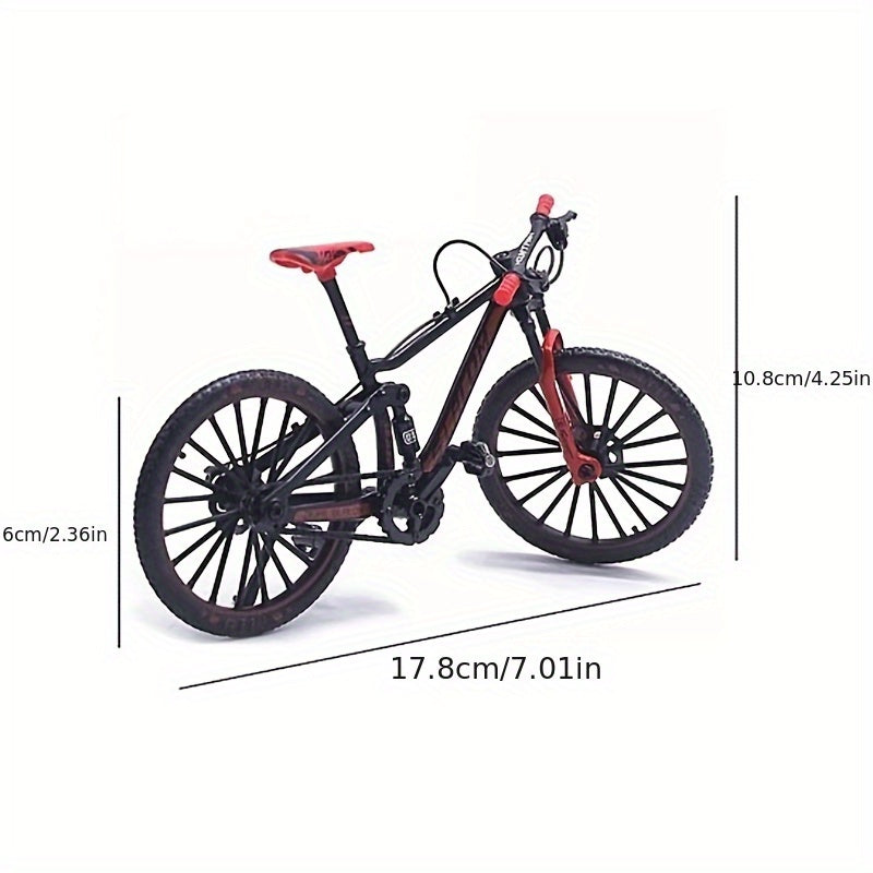Mini Alloy Bicycle Model Desktop Decoration Mountain Bike Toy
