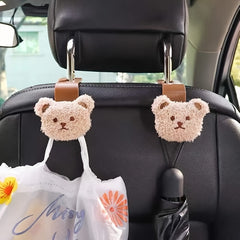 Bear Car Hook Multifunctional Storage for Child Safety Seats
