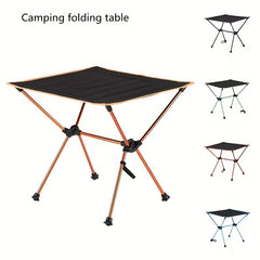 Portable Ultralight Aluminum Picnic Table Indoor Outdoor Use