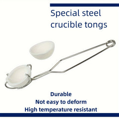 Ceramic Crucible Pliers for Melting Silver Copper Handle Jewelry