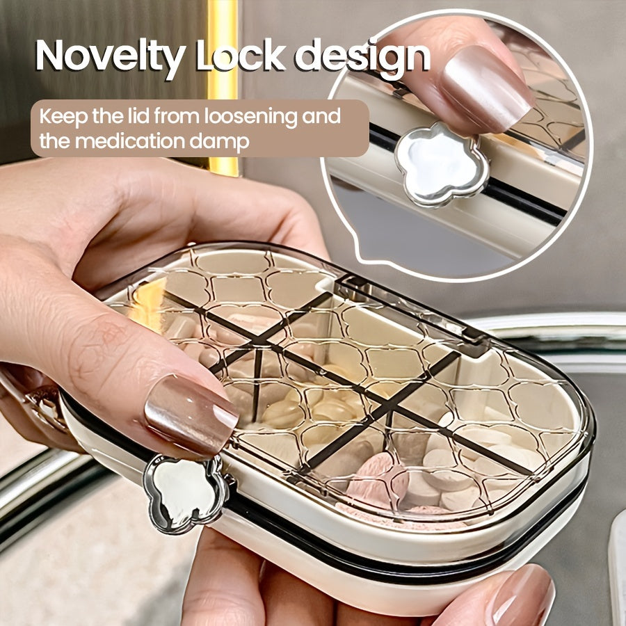 Portable 4 6 Compartment Organizer Box Waterproof & Moisture Proof