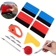 13-Piece Car Wrapping Tool Kit with Engraving Cutter & Vinyl Cutter