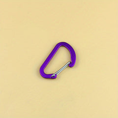 6pcs Aluminum D-Shaped Hanging Buckle Multifunctional Hook