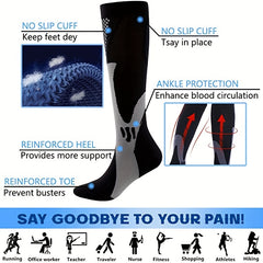 Compression Socks for Men 20 30mmHg Graduated Compression Improve Circulation