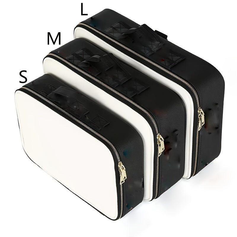 Travel Makeup Train Case Professional Cosmetic Bag Organizer Portable