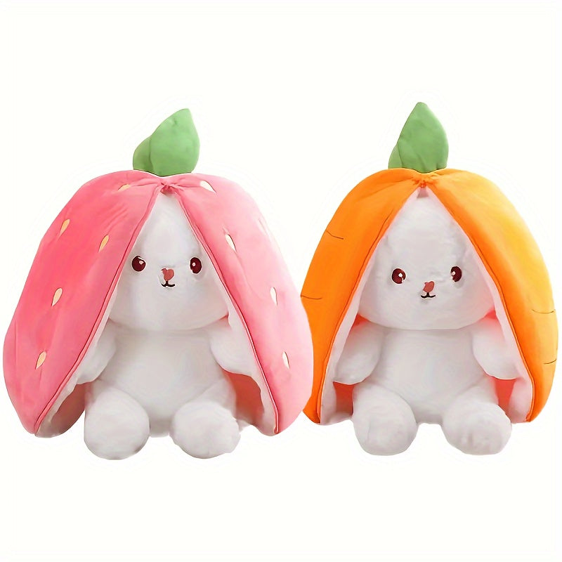 Fruit Bunny Plush Toy Carrot Strawberry Rabbits Christmas