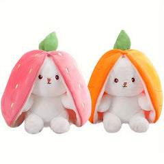 Fruit Bunny Plush Toy Carrot Strawberry Rabbits Christmas