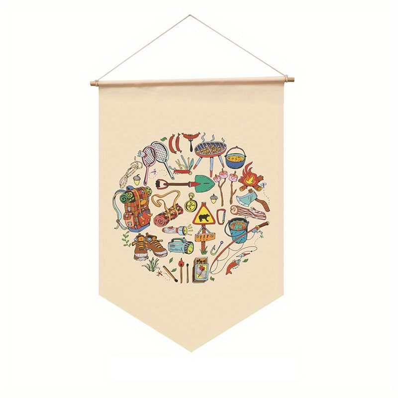 Personalized Camping Garden Flag For Outdoor Yard House Banner