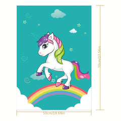 Corner Unicorn Party Game with 34pcs Unicorn Supplies - Wall Decor