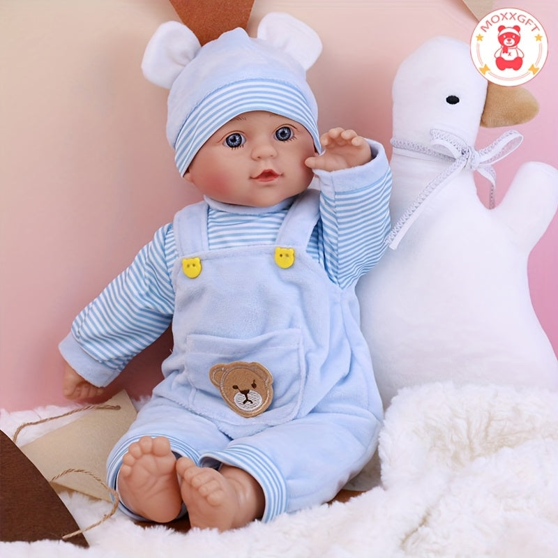 MOXXGFT 16 inch Reborn Youngsters doll with clothes Soothing Item