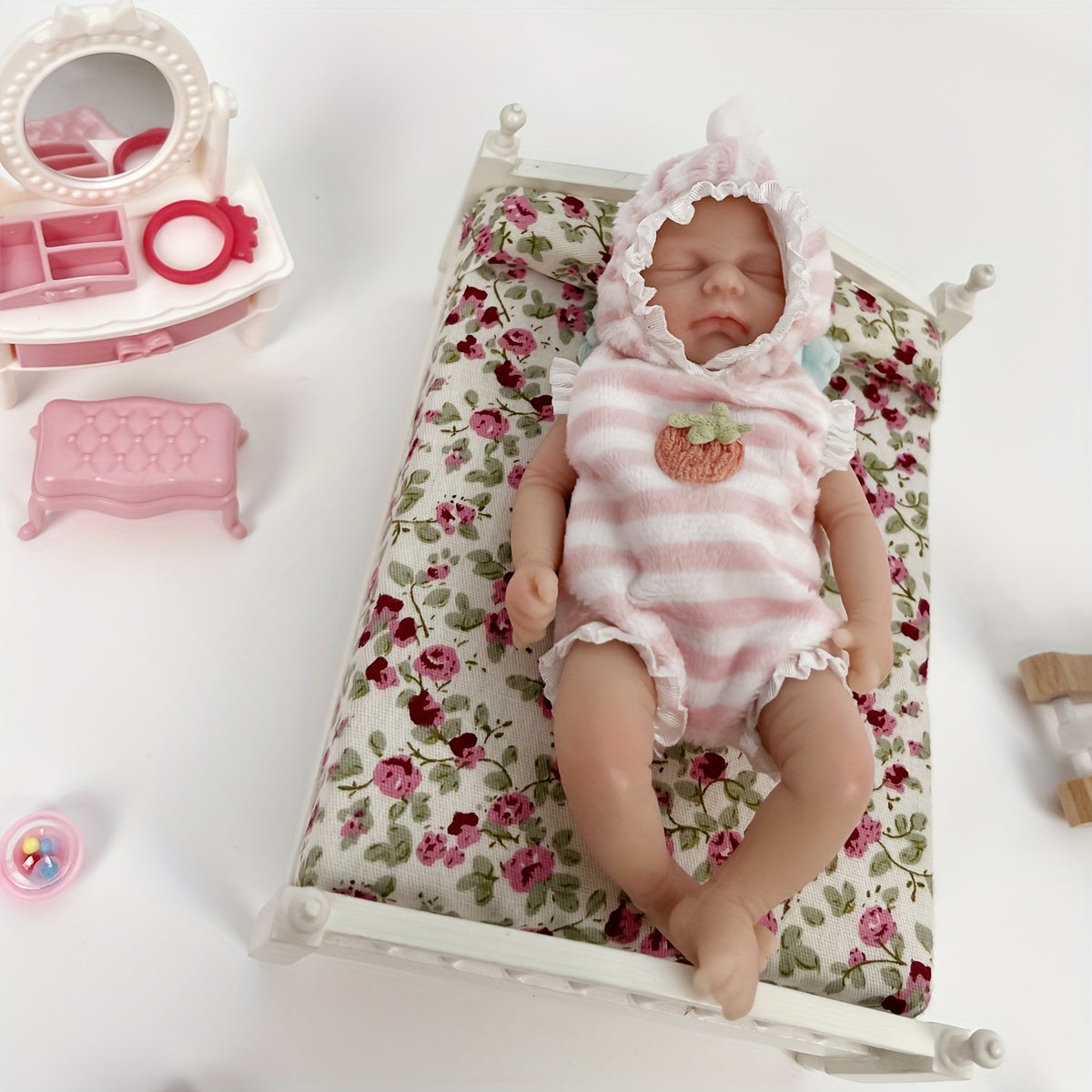 Twin Silicone Reborn Doll with Surprise Accessories